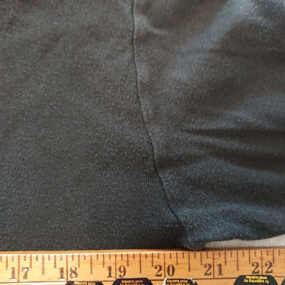 Victoria's Secret Underware Black One Piece Union Suit Button Front Vintage L